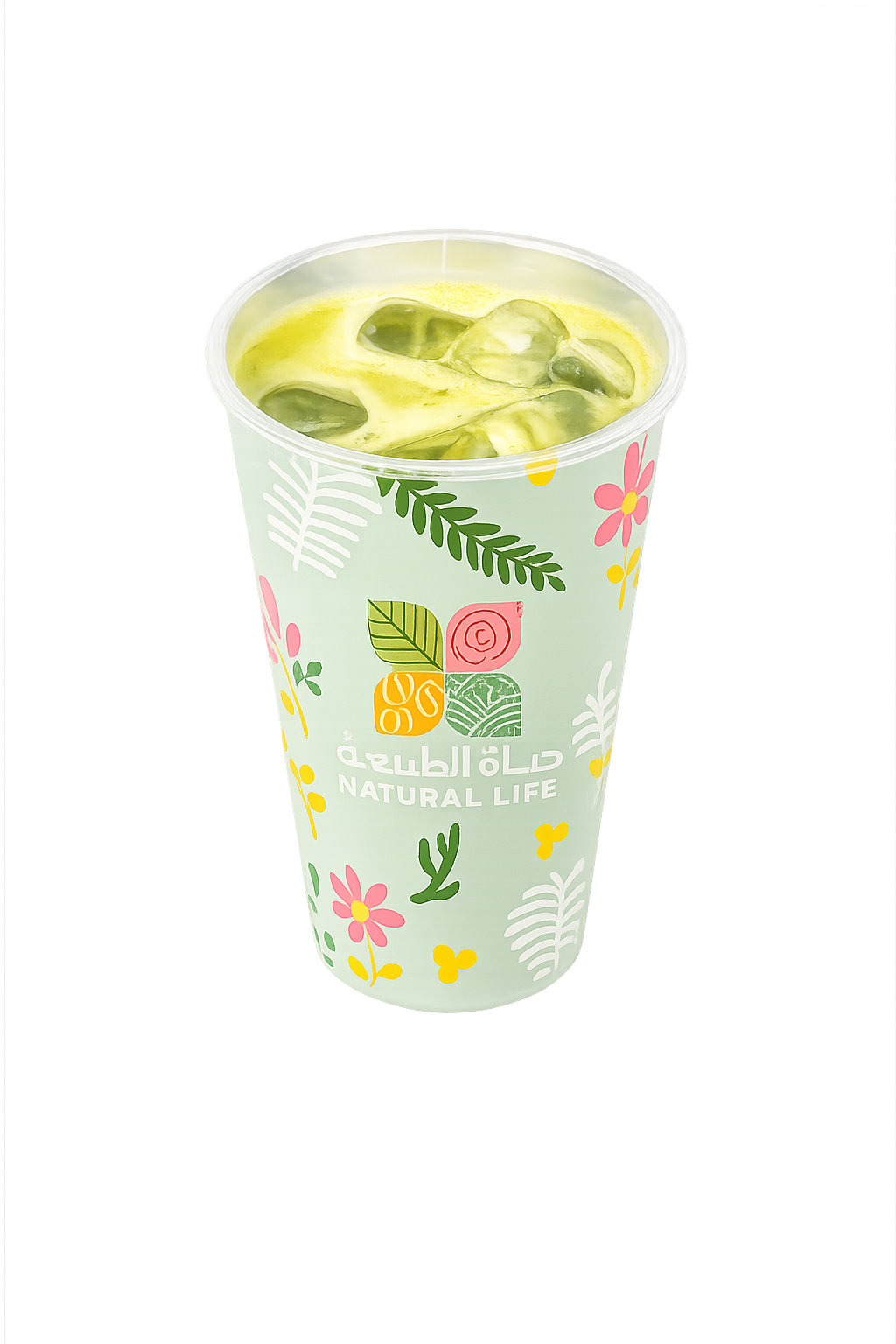 ماتشا لاتيه باردIced Matcha Latte